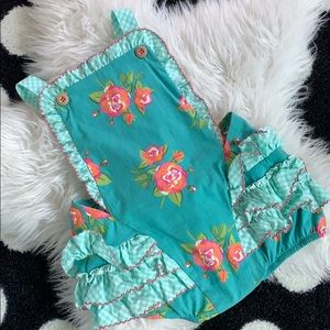 Matilda Jane Floral “Cute as Ever Ruffle Bubble”